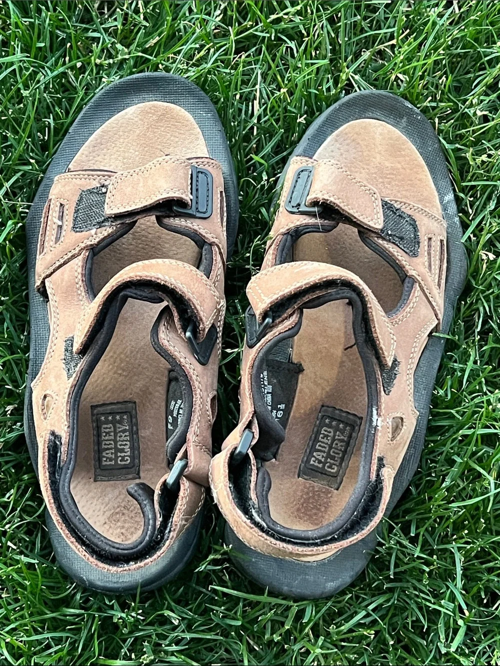 Faded Glory brown leather